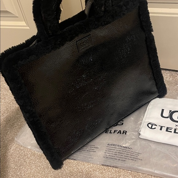 UGG X TELFAR MEDIUM SHOPPER CRINKLE TOTE NEW - Picture 5 of 11